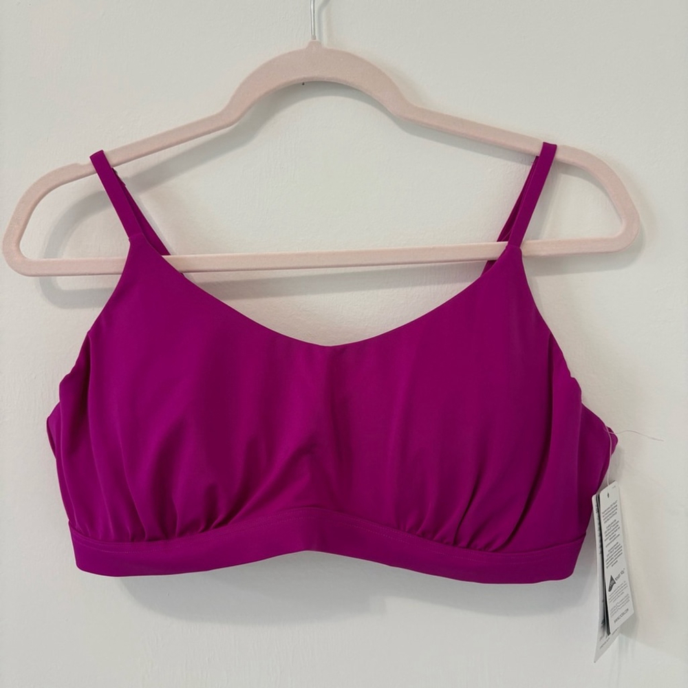 Athleta | Summerland Bikini Top | 40 B/C | Fuchsia Pink | NWT
